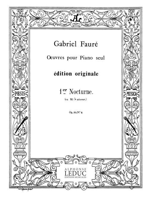 Nocturne mi bemol majeur op.33.1&nbsp;&nbsp;pour piano&nbsp;&nbsp;
