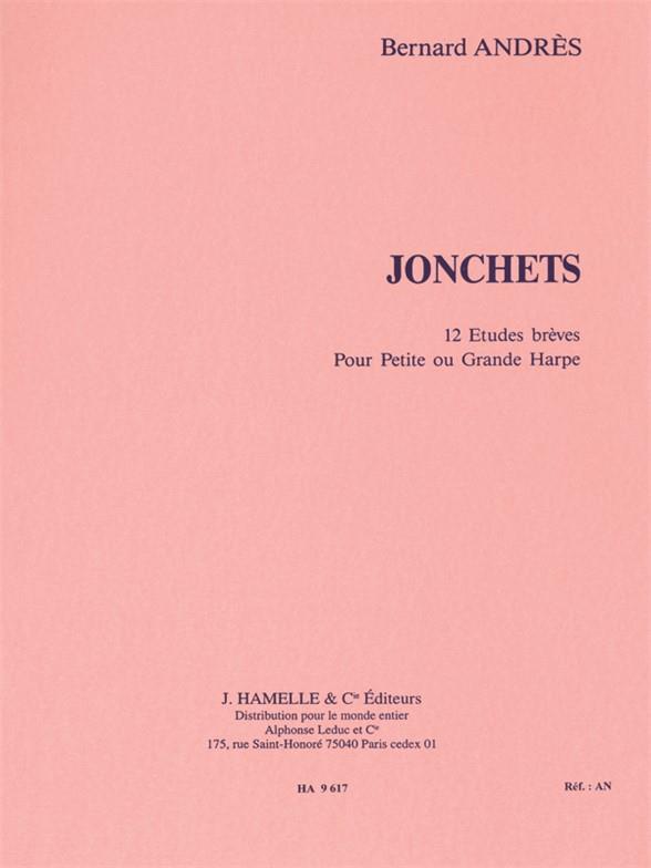 Jonchets 12 études brèves  pour eptite ou grande harpe  