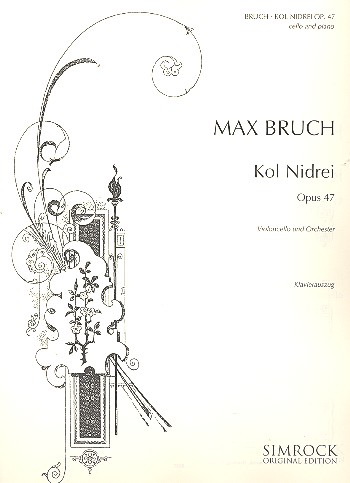 Kol nidrei op.47 Adagio nach hebräischen Melodien  für Violoncello und Klavier  