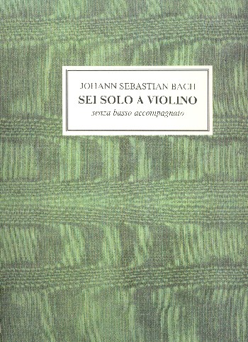 6 solo   a violino senza basso accompagnato  Faksimile 1720