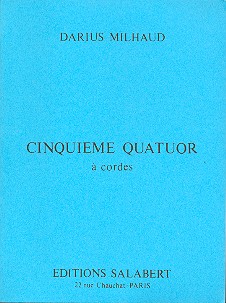 QUATUOR A CORDES NO.5 OP.64&nbsp;&nbsp;PARTITION DE POCHE&nbsp;&nbsp;