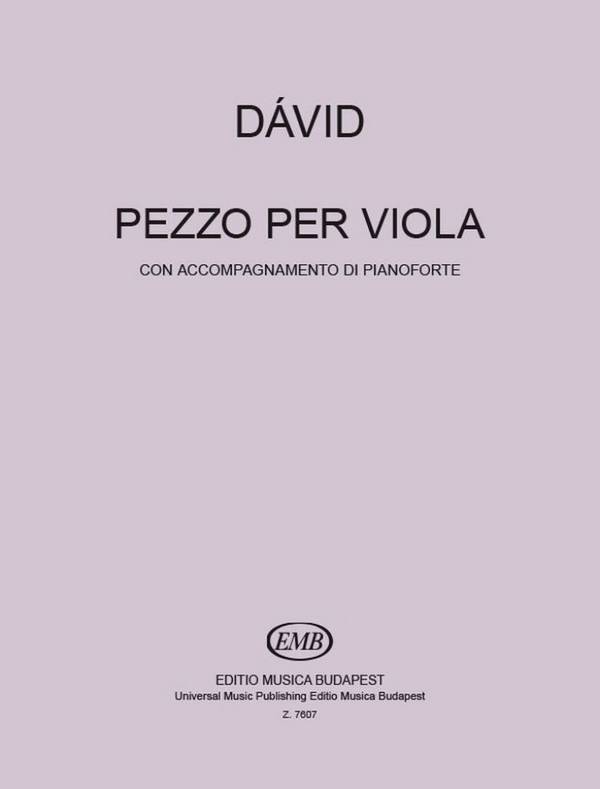 Pezzo&nbsp;&nbsp;für Viola und Klavier&nbsp;&nbsp;