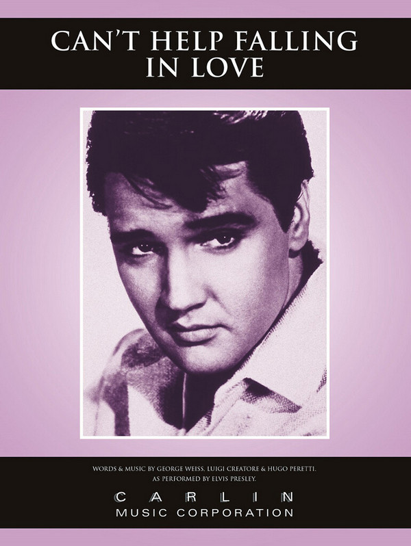 Can't help falling in Love:&nbsp;&nbsp;Einzelausgabe Gesang und Klavier&nbsp;&nbsp;