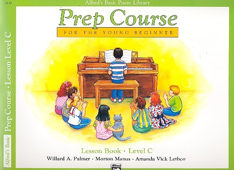 Prep Course for the young Beginner Lesson book level C  for piano  