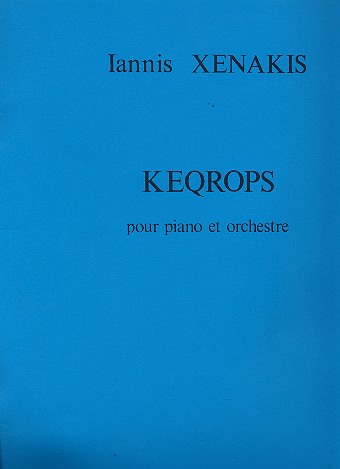 Keqrops&nbsp;&nbsp;pour piano et orchestre&nbsp;&nbsp;partition