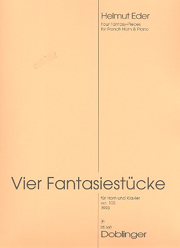 4 Fantasiestücke (1993) op.103  für Horn und Klavier  