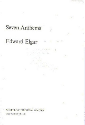 7 Anthems for 2-4 voices and organ  (piano)  score