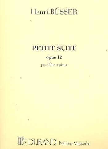 Petite Suite op.12 pour flûte (violon)  et piano  