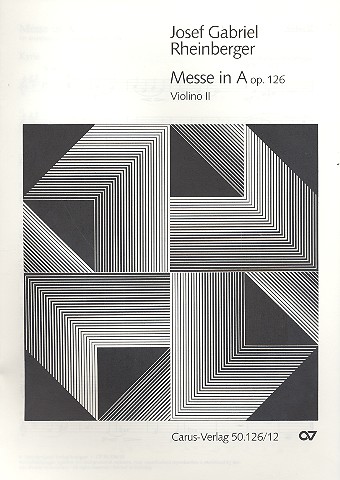 Messe A-Dur op.126 für&nbsp;&nbsp;Frauenchor und Orchester&nbsp;&nbsp;Violine 2