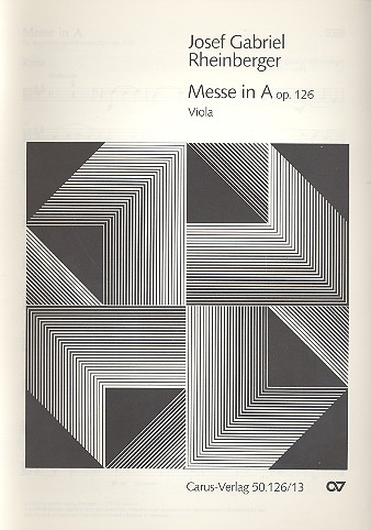 Messe A-Dur op.126 für&nbsp;&nbsp;Frauenchor und Orchester&nbsp;&nbsp;Viola