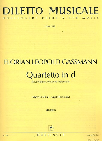 Streichquartett d-moll    Stimmen