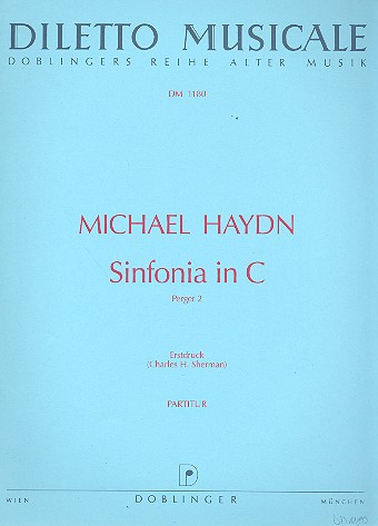 Sinfonie C-Dur Perger2  für Orchester  Partitur