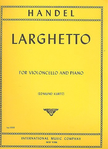 Larghetto&nbsp;&nbsp;for cello and piano&nbsp;&nbsp;