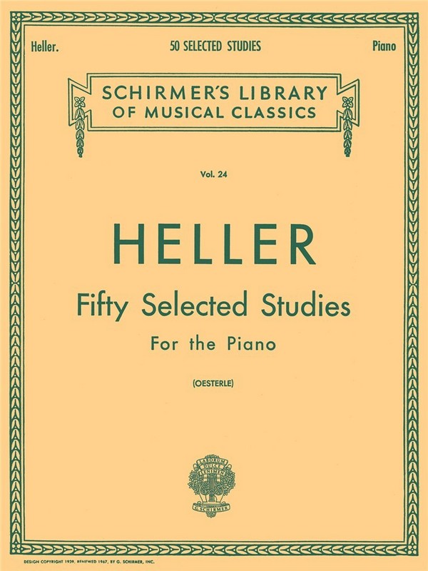50 selected Studies  for piano  