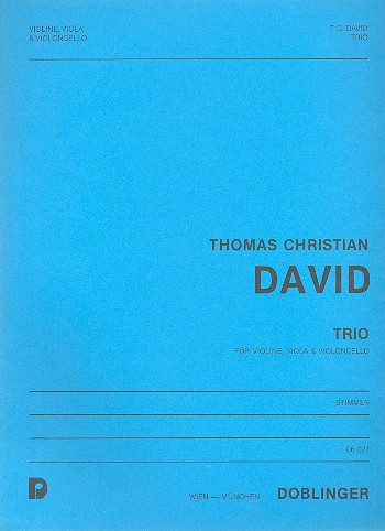 TRIO FUER VIOLINE, VIOLA UND CELLO  STIMMEN  