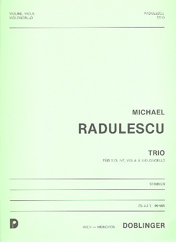 Trio  für Violine, Viola und Violoncello  Stimmen