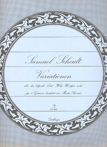 Variationen über das belgische Lied&nbsp;&nbsp;Wehe Windgen Wehe für 2 Gitarren&nbsp;&nbsp;Partitur und Stimmen