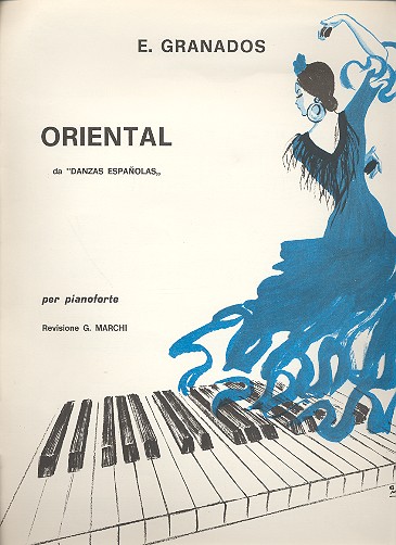 Oriental  aus  Danzas espanolas&nbsp;&nbsp;für Klavier&nbsp;&nbsp;