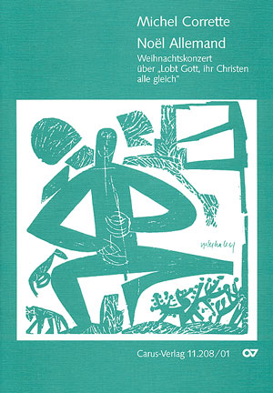 Weihnachtskonzert über Lobt Gott&nbsp;&nbsp;ihr Christen alle gleich für Blockflöte,&nbsp;&nbsp;1-2 Violinen und Bc,   Partitur