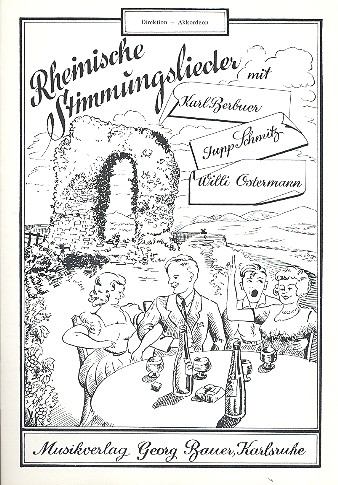 Rheinische Stimmungslieder&nbsp;&nbsp;für Blasorchester&nbsp;&nbsp;Direktion / Akkordeon