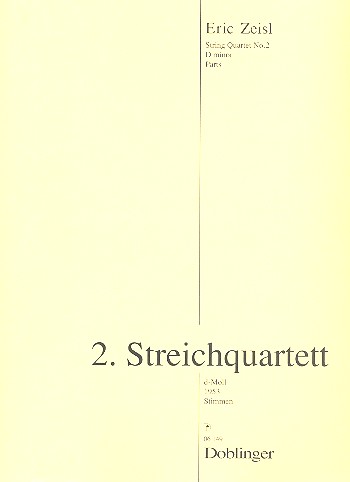 QUARTETT NR.2 D-MOLL FUER VIOLINE1,  VIOLINE2, VIOLA UND CELLO,   STIMMEN  (1953)
