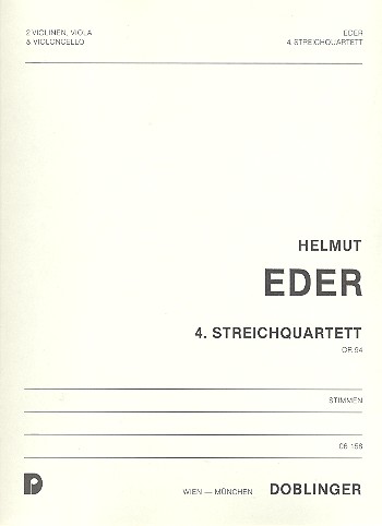 QUARTETT NR.4 OP.94 FUER VIOLINE1,  VIOLINE2, VIOLA UND CELLO,  STIMMEN  