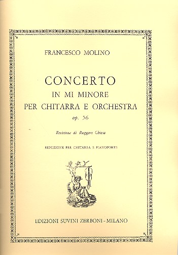 Konzert e-Moll op.56   für Gitarre und Orchester  Klavierauszug für Gitarre und Klavier