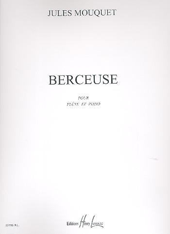 Berceuse pour flûte et piano&nbsp;&nbsp;&nbsp;&nbsp;