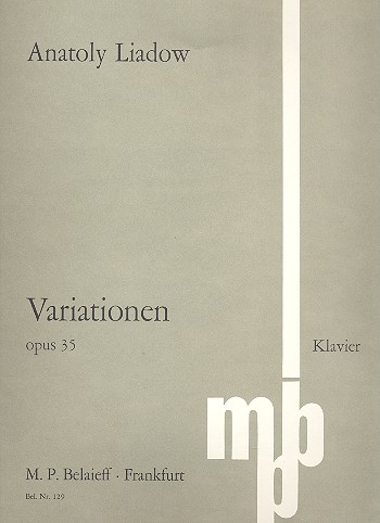Variationen op.35  für Klavier  