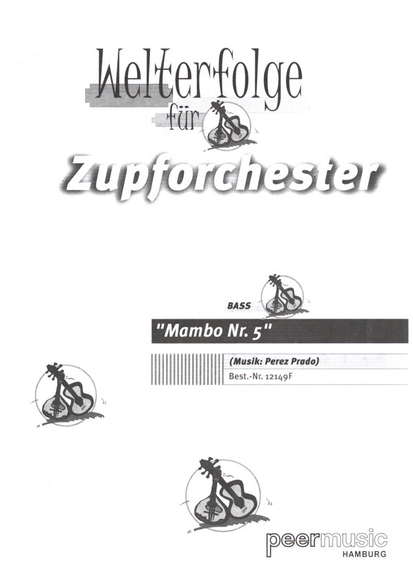 Mambo Nr.5&nbsp;&nbsp;für Zupforchester&nbsp;&nbsp;Bass