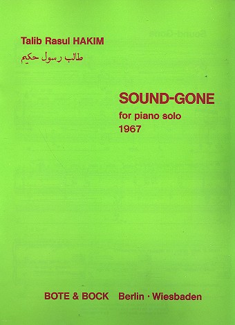 Sound-gone&nbsp;&nbsp;für Klavier&nbsp;&nbsp;