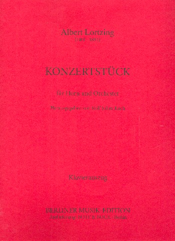 Konzertstück  für Horn und Orchester  Ausgabe für Horn und Klavier