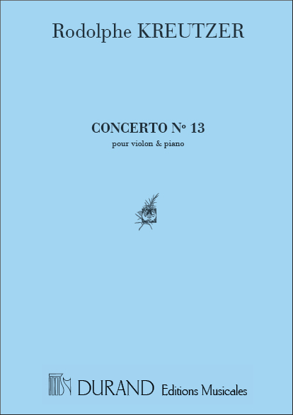Concerto ré majeur no.13 pour  violon et piano  