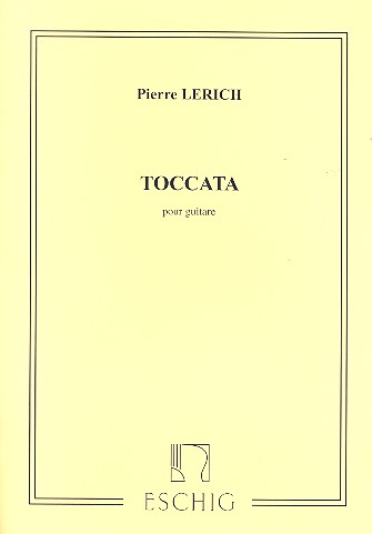 Toccata pour guitare  3 pieces pour guitar no.1  