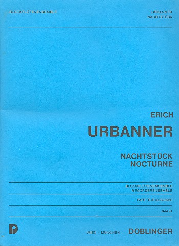 NACHTSTUECK (NOCTURNE) FUER BLOCK-  FLOETENENSEMBLE (6 SPIELER, WECHSELNDE  BESETZUNG)