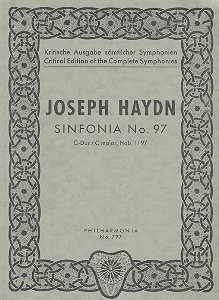 Sinfonie C-Dur Nr.97 Hob.I:97&nbsp;&nbsp;für Orchester&nbsp;&nbsp;Studienpartitur
