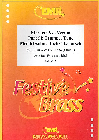 3 festliche Stücke für 2 Trompeten&nbsp;&nbsp;in B oder C und Klavier (Orgel)&nbsp;&nbsp;