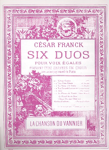 La chanson du Vannier pour 2 voix (SA)  ou petit choeur et piano  
