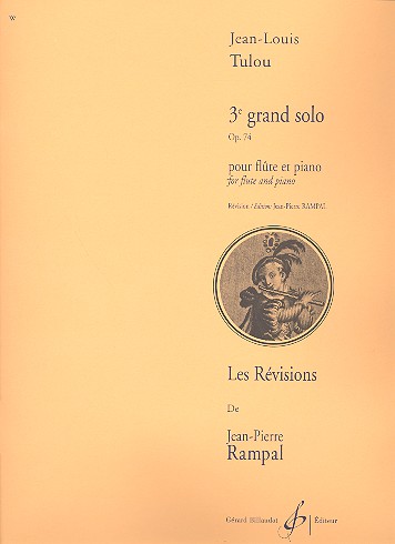 Grand solo no.3 op.74  pour flute et piano  