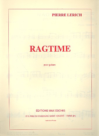 Ragtime pour guitare    