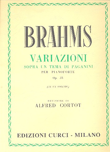 Variazioni op.35 sopra un tema di Paganini&nbsp;&nbsp;per pianoforte&nbsp;&nbsp;