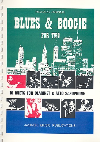 Blues and Boogie for Two  for clarinet and alto saxophone  score