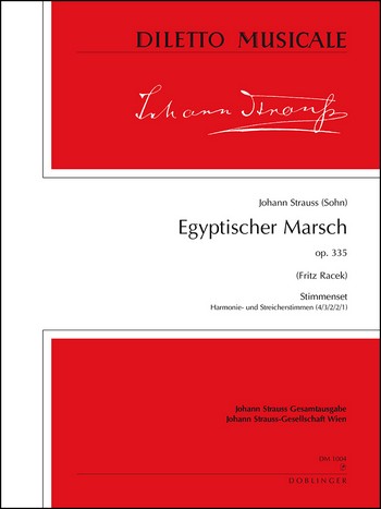 Egyptischer Marsch op.335&nbsp;&nbsp;für Orchester&nbsp;&nbsp;Set (harmonie+str 4-3-2-2-1)