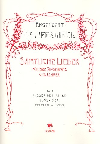 Sämtliche Lieder Band 1: Lieder der Jahre 1889-1904 &nbsp;&nbsp;für hohe Singstimme und Klavier&nbsp;&nbsp;