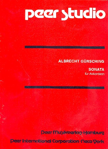 Sonata  für Akkordeon  