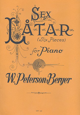 6 latar (pieces)  for piano  
