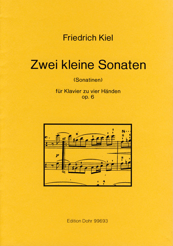 2 kleine Sonaten op.6  für Klavier zu 4 Händen  
