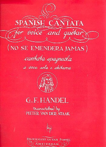 Spanish Cantata&nbsp;&nbsp;for voice and guitar&nbsp;&nbsp;