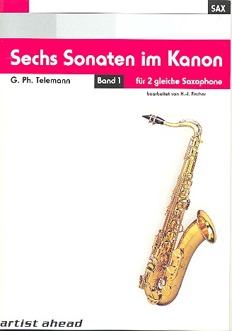6 Sonaten op.5 Band 1 (Nr.1-3)   für 2 gleiche Saxophone  Partitur