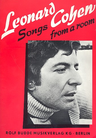 Leonard Cohen: Songs from a Room&nbsp;&nbsp;Songbook vocal/guitar/tab&nbsp;&nbsp;